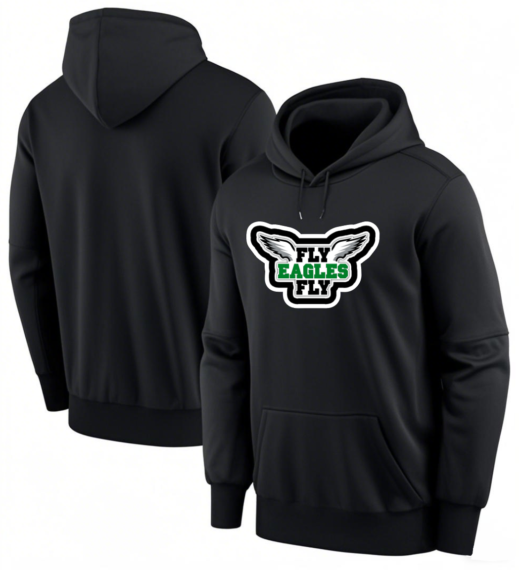 Men 2025 Philadelphia Eagles black hoodie style 14
